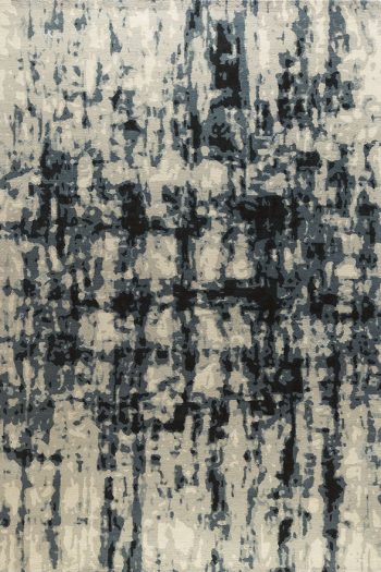 abstract design rug Steel showing details and craftsmanship from our abstract contemporary collection