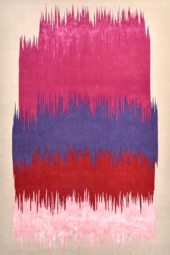 abstract design rug. rug art kalifornia