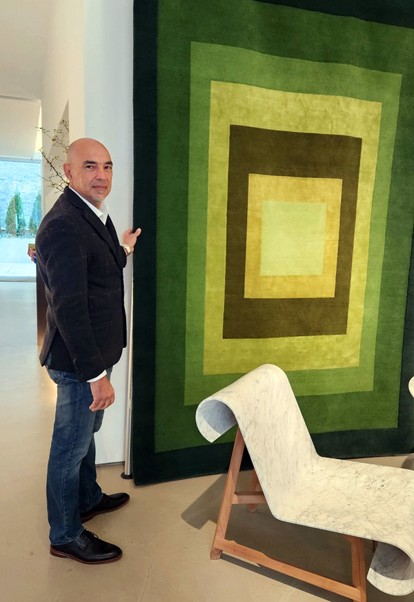 sasha bikoff for rug art nyc