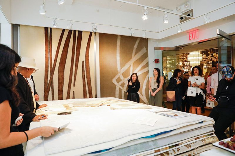 franco rivera and his contemporary rug collection for rug art nyc