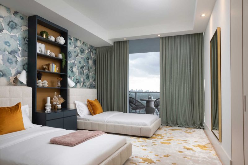 abstract design rug in a modern apartment in miami. from our abstract contemporary collection