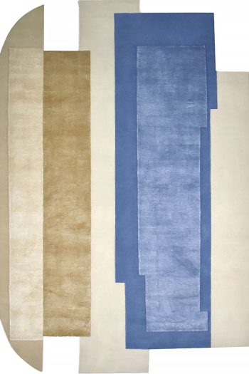 irregular shape rug from our odd shape collection geometric design rug